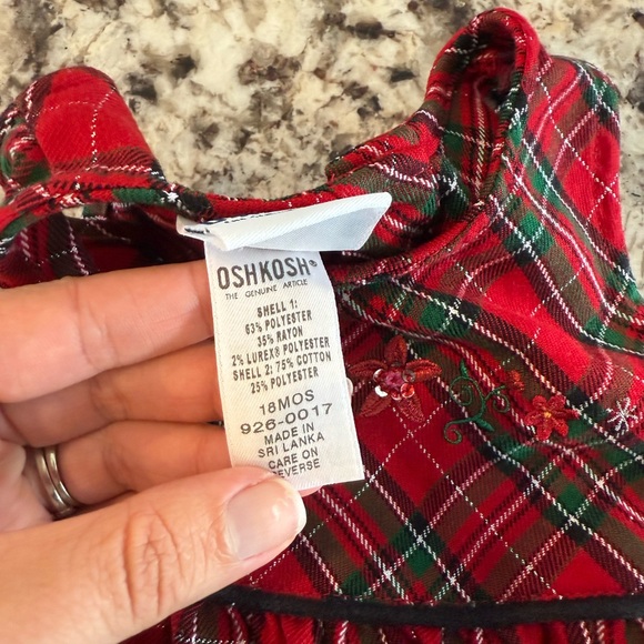 Vintage Osh Kosh 18 mo Christmas dress - Picture 2 of 5